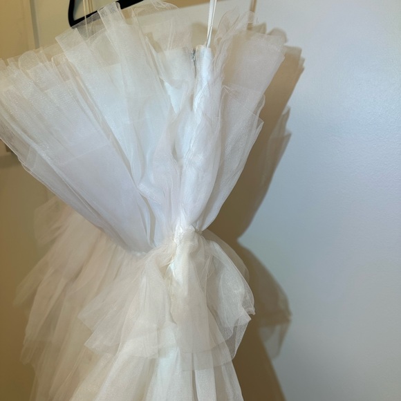 MABLE — AILEEN RUFFLE MINI TULLE DRESS - Picture 8 of 11